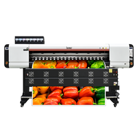 Lecai fábrica 1,6 M 1,8 m 1440DPI mejor Flex banner plotter impresora de gran formato i3200E1 cabezal de impresión impresora eco solvente