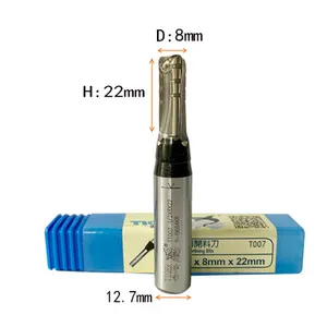 CNC Router Bits Cutting Edge 3 Flute Sizing Bit Slotting Cutter End Mill