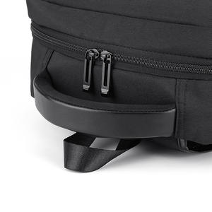 Nueva Mochila para Portátil de Negocios para Hombre, Gris y Negra, con Carga USB, Asa Suave, Color Sólido, Mochila de Viaje con Compartimento para Portátil - Product Image 5