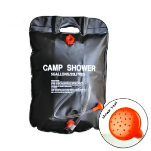 用于野营和徒步旅行户外易携带太阳能浴袋20升浴水袋野营淋浴