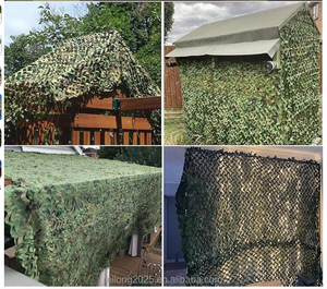 <span class=keywords><strong>Filet</strong></span> de <span class=keywords><strong>camouflage</strong></span> imperméable et respirant, portable, pour abri de chasse, bâche pare-soleil pour le camping - Product Image 5