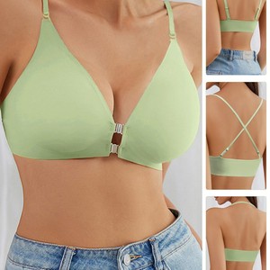 Reggiseno Invisibile <span class=keywords><strong>con</strong></span> <span class=keywords><strong>Apertura</strong></span> Frontale, Nuovo Stile Senza Cuciture, Push-up, Scollo Profondo a V, Supporto Morbido, Spalline Sottili - Product Image 2