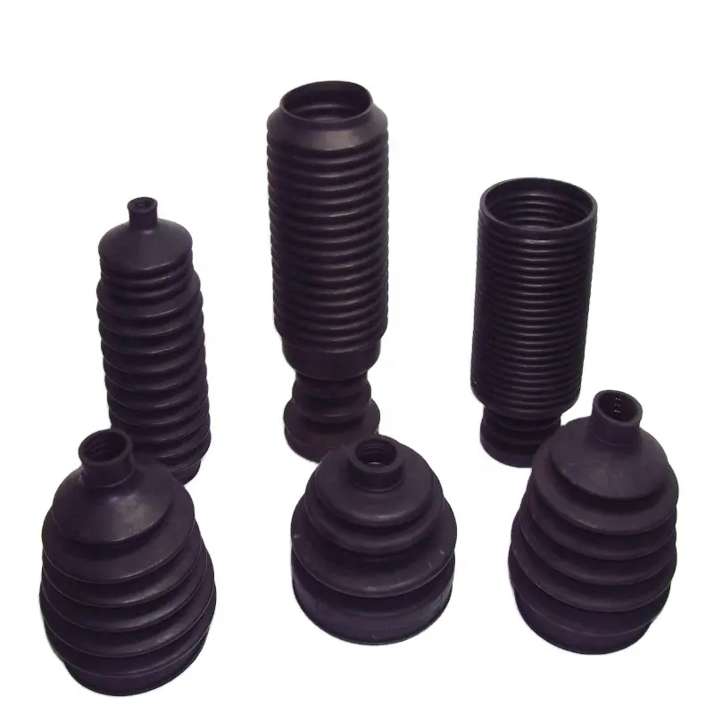 Rubber Steering Boot Dirt-Proof Flexibele Zwart Ingewikkelde Accordeon Rubber Dust Boot Balg