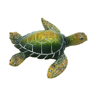 Statua di Tartaruga Marina in Resina Souvenir Tropicale Caraibico Hawaiano - Product Image 3