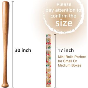 MAYPLUSS Kraft Christmas <b>Wrapping</b> <b>Paper</b> Roll 17 Inch X 33 Feet Red Vintage Truck Pattern Recyclable <b>Paper</b> - Product Image 3