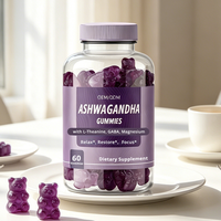 Gummies d'Ashwagandha en gros saveur baies mélangées pour adultes – Soutien immunitaire et anti-stress – Supplément végétalien à la pectine – Marque privée