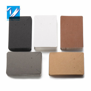 Küpe ve kolye ekran kartları karton küpe ambalaj askılı etiketler kart kulak çıtçıt kağıt kartı takı - Product Image 2