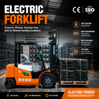 Chariot élévateur électrique au lithium de 1 à 3,8 tonnes, avec cabine complète, classé parmi les meilleurs, pour opérations en intérieur, livraison rapide