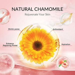 35 masques hydratants pour les yeux Sakura au ginseng rouge, pêche et camomille, raffermissants, anti-rides et apaisants, masque facial en tissu - Product Image 3