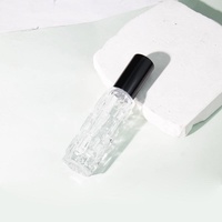 Flacon pulvérisateur de parfum en verre 5ml/10ml, rechargeable, vide, avec pompe, design courge amère, pour sérum de soin de la peau, vente en gros, Chine, sans bâtonnet