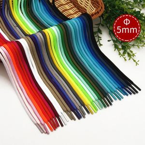 5mm Polyester Drawcord Round Cord Colorful Drawstring Rope Shoelaces Cord for Shoes Garments With Plastic Ends - Product Image 1