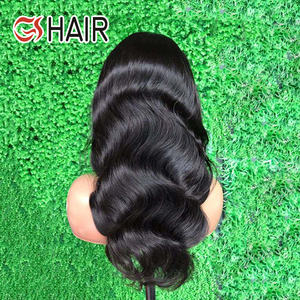 Perruques sans colle de cheveux vietnamiens bruts ondulés à double tirage, 13x4 13X6 perruques de cheveux humains bruts Vietnam pour femmes noires - Product Image 2