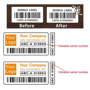 Tùy chỉnh trình tự dính Vinyl mã vạch dán cuộn in số bao bì nhãn không thấm nước giả mạo hiển nhiên - Product Image 6