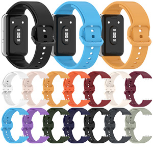 Correa deportiva de silicona <span class=keywords><strong>IVANHOE</strong></span> para Samsung Galaxy Fit 3, pulsera de reloj, correa de reloj de repuesto para Samsung Galaxy Fit 3 - Product Image 1
