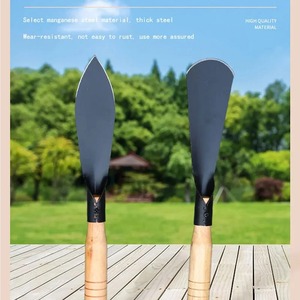 Juego <span class=keywords><strong>de</strong></span> 2 Palas <span class=keywords><strong>de</strong></span> Jardín <span class=keywords><strong>de</strong></span> Hierro Resistentes, Herramienta Profesional para Excavar y Trasplantar para Uso Doméstico y Comercial - Product Image 1