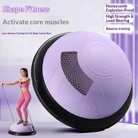 Ballon de vitesse transfrontalier en EVA, multifonction, demi-cercle, épaissi, anti-explosion, pour Pilates, Yoga, Fitness, Musculation