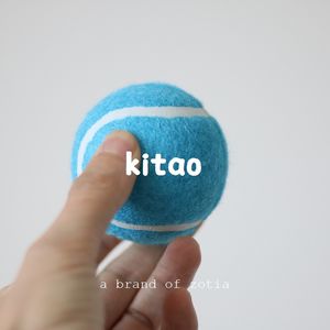 Çevre dostu özel logo atma çiğnemek kauçuk gıcırtılı Pet interaktif özelleştirilmiş oyuncaklar köpekler için tenis topları köpek oyuncak topu - Product Image 3