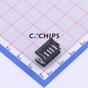 HYCW214-USBA04-113B USB Connector Bent Lead Through Hole Connector Type-A USB 2.0 Female Right Angle Insert - Product Image 2