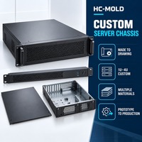 Châssis de serveur en tôle OEM personnalisé 1U 2U 4U, boîtier rackable fabriqué selon plan