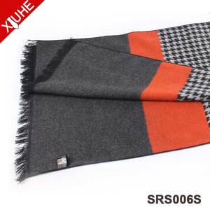 Custom High Quality <strong>Silk</strong> Viscose <strong>Scarves</strong> Wholesale Brushed <strong>Scarf</strong> <strong>Men</strong> - Product Image 5