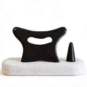 Dody Sin Bin Bian Stone Handle Guasha, Masajeador para Cuello/Brazo/Cremallera/Pierna para Drenaje Linfático y Celulitis - Product Image 5