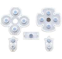 Coussinet en caoutchouc de silicone conducteur pour manette PS4 JDM-030, pièces de rechange pour boutons, accessoires de console de jeu