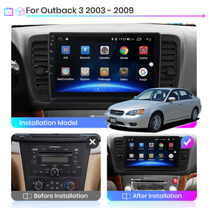 Junsun V1 Pro per Subaru <span class=keywords><strong>Outback</strong></span> 3 Legacy 4 2003 - 2009 Autoradio Multimediale con Navigatore Senza DVD Android 2 Din - Product Image 2