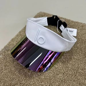 Nouvelle casquette unisexe AL0 dégradée noire et blanche avec visière solaire étendue, visière rigide et visière ouverte pour la protection UV en extérieur et le yoga - Product Image 2