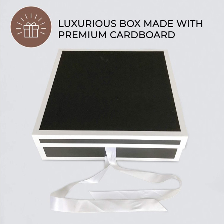 Magnetic Decorative Cardboard Gift Box Thanksgiving Christmas Bridesmaids Box with Lids And Ribbon