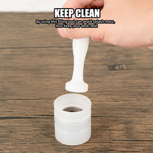1SET Outil de remplissage de capsules de café Support de remplissage et d'étanchéité Matériau PP Accessoires de café - Product Image 6