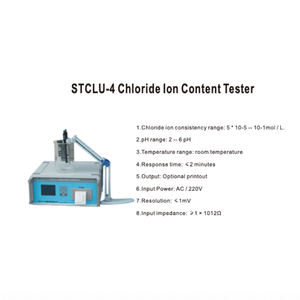 Testeur d'ions chlorure STCLU-4, mesureur portable rapide de la concentration en ions chlorure pour les tests en laboratoire de béton - Product Image 3