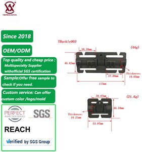 Boucle tactique réglable à dégagement rapide en plastique de haute qualité avec logo personnalisé pour sacs à dos ou valises - Product Image 1