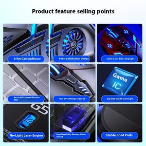 Silver Eagle G5 Ratón para juegos con cable Luminoso E-Sports Mecánico Silencioso Accesorio <span class=keywords><strong>de</strong></span> computadora USB para <span class=keywords><strong>Amazon</strong></span> Venta al por mayor Transfronterizo - Product Image 2