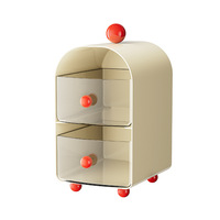 Boîte de rangement créative multi-niveaux en plastique pour sachets de thé et de café, style tiroir, grande capacité, organisateur de bureau pour la maison et le bureau