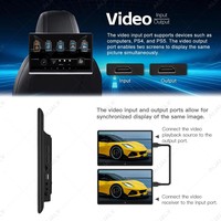 AIJIA Appui-tête de voiture Android 13.3 pouces avec Android 13 2 + 32 Go 4 + 64 Go voiture pour lecteur DVD