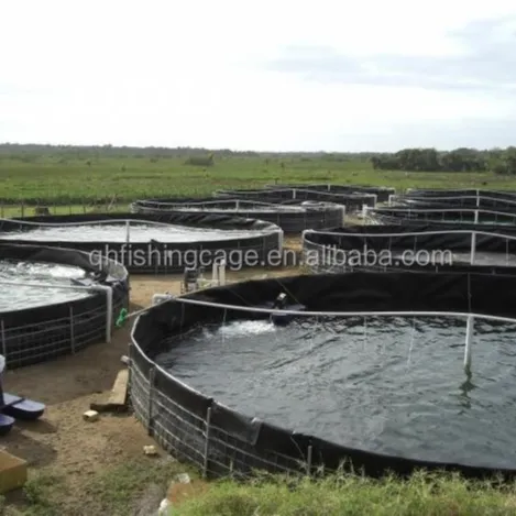 Tanques de acuicultura circular HDPE para cultivo de peces al aire libre