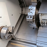 Tour CNC à banc incliné robuste YH7560, barre max. 75 mm, broche 18 kW pour l'usinage en série de pièces de grande taille (arbres et disques)