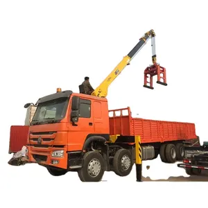 16 Tấn Sử Dụng Xe Tải Cẩu, 20.6M Nâng Boom Với Cargo Crane Truck