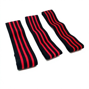 Conjunto de bandas de resistencia a la cadera, tela antideslizante, banda de bucle de Fitness para piernas, tela con estampado de logotipo personalizado, conjunto de banda de cadera para ejercicio físico - Product Image 1