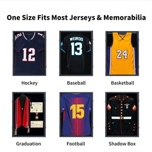Vitrine pour maillot de sport - Personnalisée, de luxe, verrouillable, protection UV à 98%, acrylique transparent, baseball, football, <span class=keywords><strong>NBA</strong></span>, soccer - Product Image 3