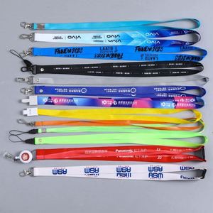 Factory Direct Sales <b>Polyester</b> <b>Lanyard</b> Badge Work Permit Exhibition Work Card Brand <b>Lanyard</b> Silk Screen Printing Heat Transfer - Product Image 2