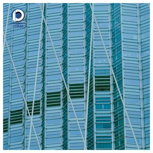 Système de vitrage structurel pour façade en verre trempé feuilleté, résistant aux typhons, pour villas tropicales en bord de mer - Product Image 3