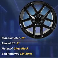 Jantes en alliage d'aluminium de 18, 19, 20 et 21 pouces, ODM/OEM pour Honda Civic Sport 2016-2026, ALY10393U45N, remplacement direct de la jante