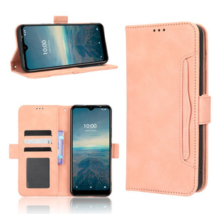 Étui portefeuille à rabat en cuir à rayures vachettes avec plusieurs emplacements pour cartes pour téléphone <span class=keywords><strong>Vodafone</strong></span> Smart V22 - Product Image 2