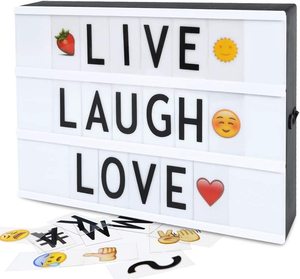 Boîte <span class=keywords><strong>à</strong></span> lumière de noël <span class=keywords><strong>à</strong></span> LED, lampe de lettres de Message <span class=keywords><strong>à</strong></span> LED, boîte <span class=keywords><strong>à</strong></span> lumière de cinéma <span class=keywords><strong>à</strong></span> LED A4 alimentée par batterie - Product Image 1