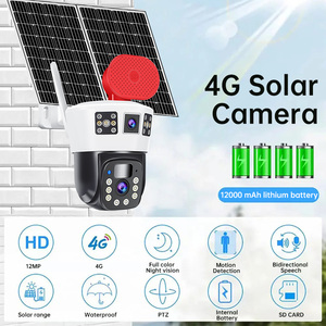 Rscamtom 4K Sistema de cámara de seguridad solar Visión nocturna Inalámbrico Detección de movimiento al aire libre 4G Alarma Push Tarjeta SD Almacenamiento de datos - Product Image 2