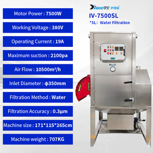 Système de filtration d'air humide antidéflagrant ATEX&CE pour la poussière d'aluminium, d'acier inoxydable et de cuivre provenant des machines de débavurage et de dégommage - Product Image 2