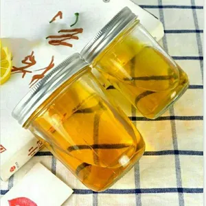 Dd1833 Kim Loại Có Nắp Đậy Lưu Trữ Thực Phẩm Container Jelly Canning Mason Jar Hoàn Hảo Cho Bé Tắm Ủng Hộ Đám Cưới Mini Glass Mật Ong Jar