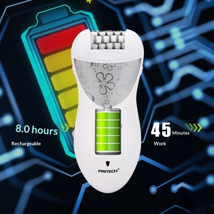 Épilateur Électrique Rechargeable 3-en-1 pour Femme : Tondeuse Bikini, Sourcils, Bras, Jambes, Aisselles et Zones Pubiennes – Épilation Indolore - Product Image 4