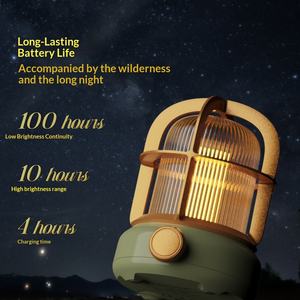 Lanterne portable avec interrupteur, <span class=keywords><strong>lampe</strong></span> de table LED <span class=keywords><strong>rechargeable</strong></span> moderne à lumière blanche chaude pour salon et extérieur - Product Image 6